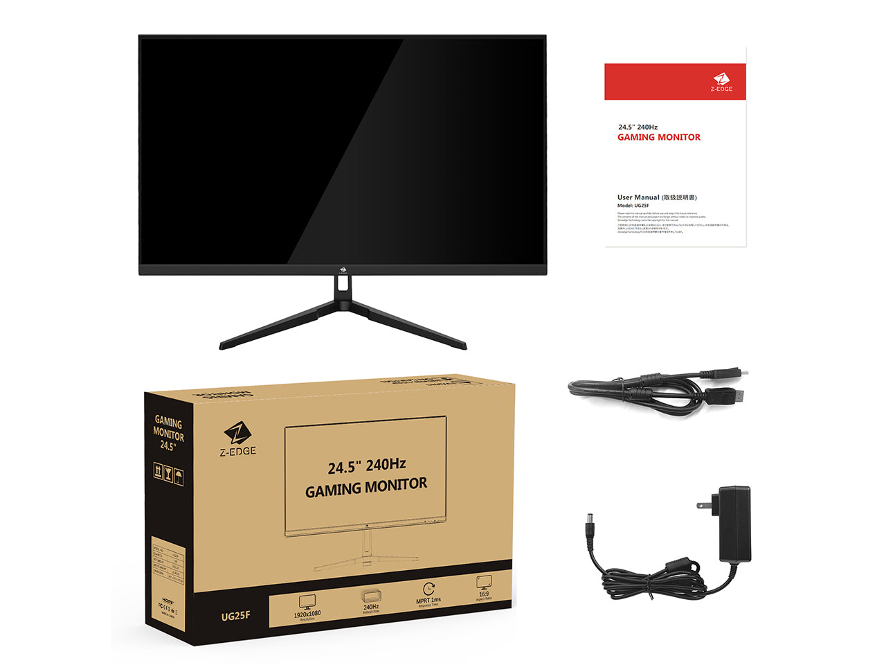 Refurbished: Z-EDGE UG25F 24.5" 240Hz Gaming Monitor - Image 7