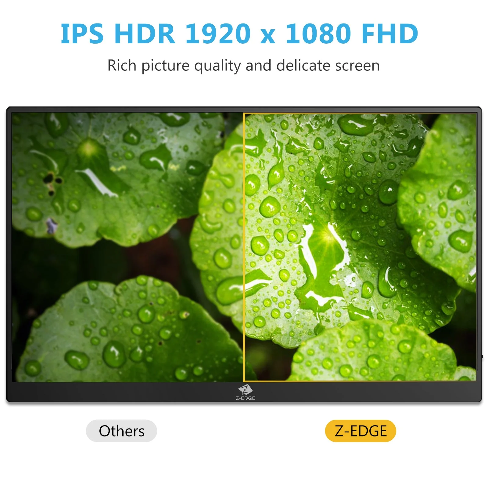 Refurbished: 15.6" IPS Portable Monitor FHD 60Hz USB-C HDMI Included Magnetic Case - Image 5