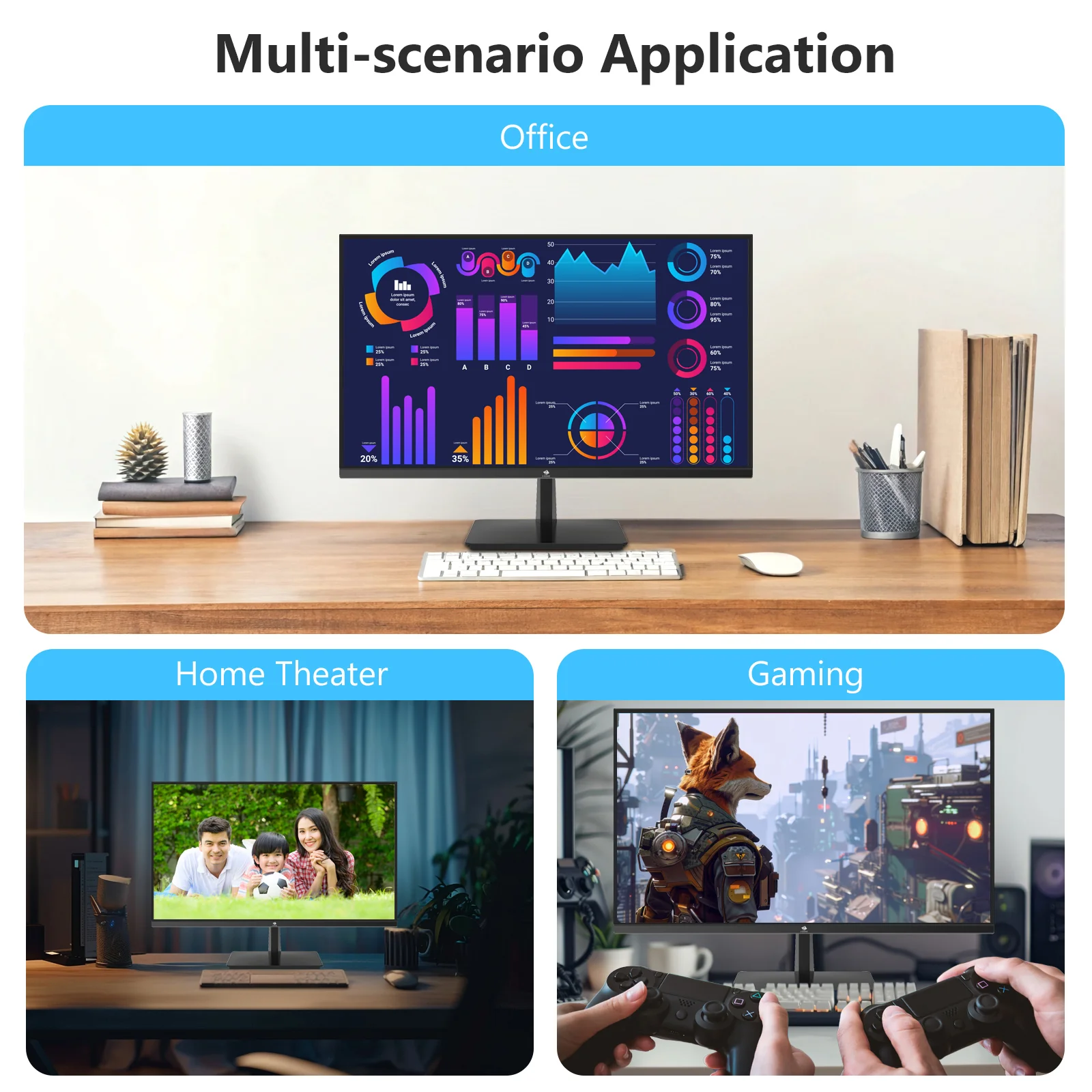 Z-EDGE U28I4K 28" 4K 144Hz IPS  Eye-Care Home & Office Monitor - Image 7