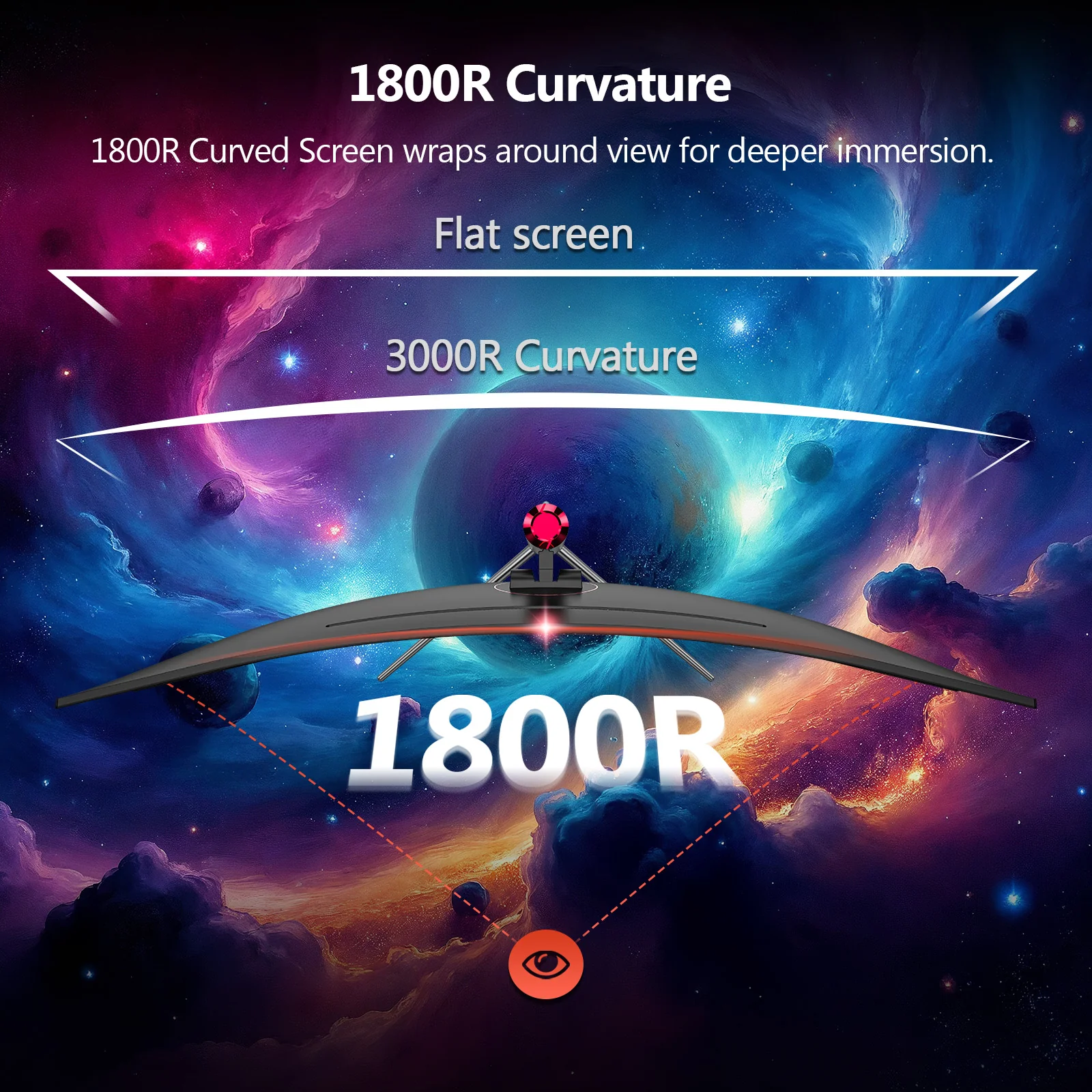 Z-EDGE UG49P 49" 240Hz DQHD Curved Gaming Monitor - Image 6